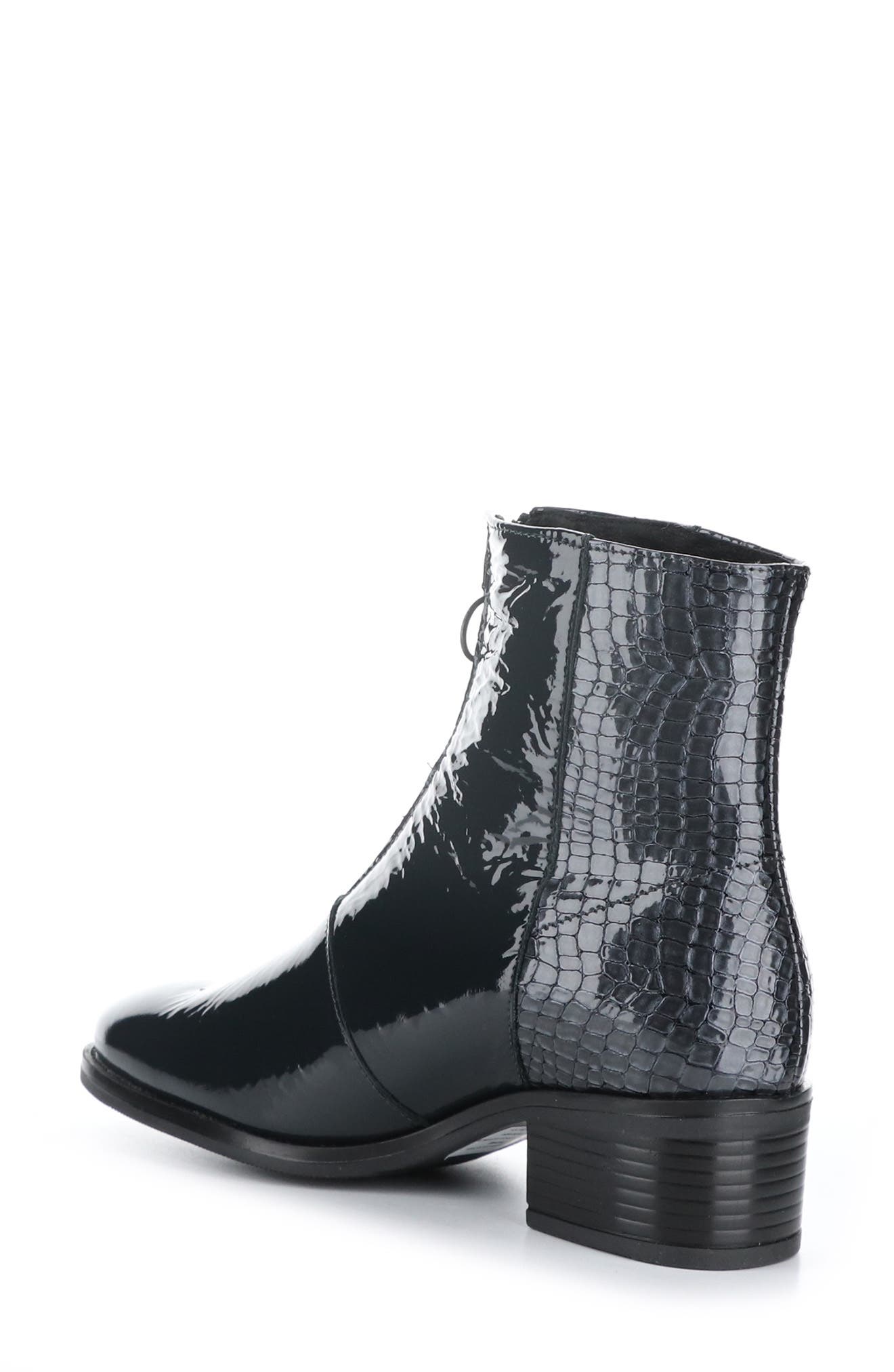 Jordon Bootie, Alternate, color, GREY PATENT LEATHER