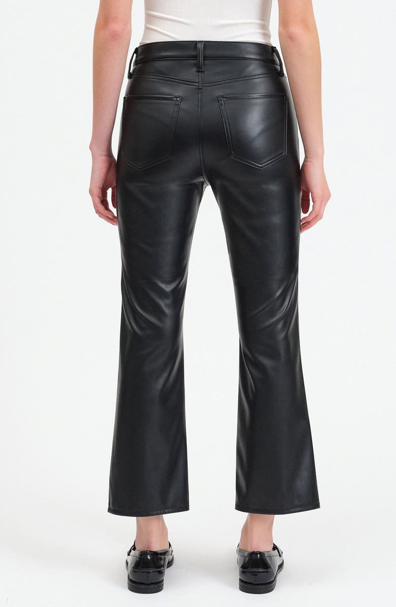 DAZE Shy Girl High Waist Faux Leather Flare Pants, Alternate, color,