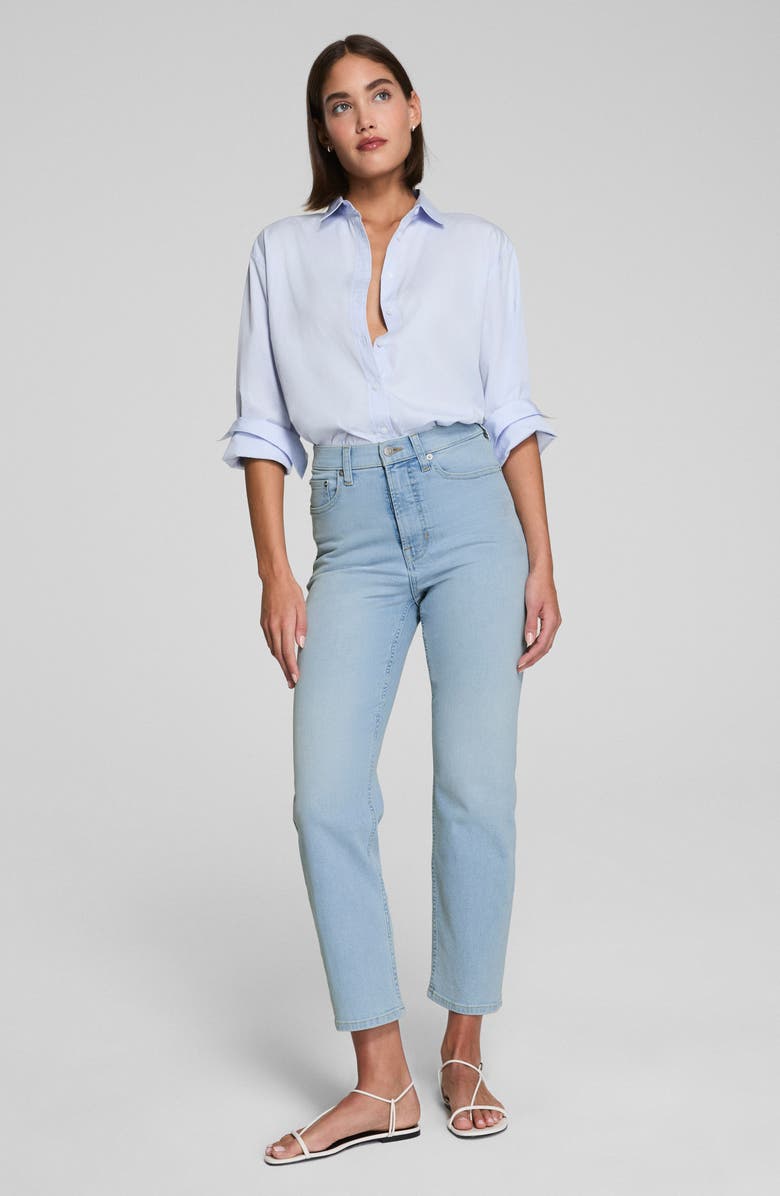 SPANX<sup>®</sup> Spanxsculpt<sup>™</sup> Redefine Slim Straight Jeans, Alternate, color, Tidal Blue