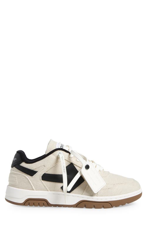 Off-white Slim Out Of Office Sneaker In Ivory - Black