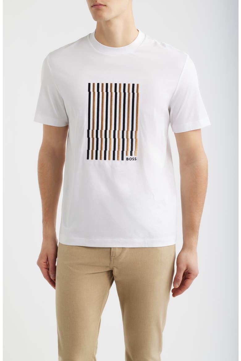 Thompson Cotton Graphic T-Shirt, Main, color, WHITE