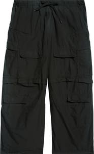Balenciaga Oversize Cotton Ripstop Convertible Cargo Pants
