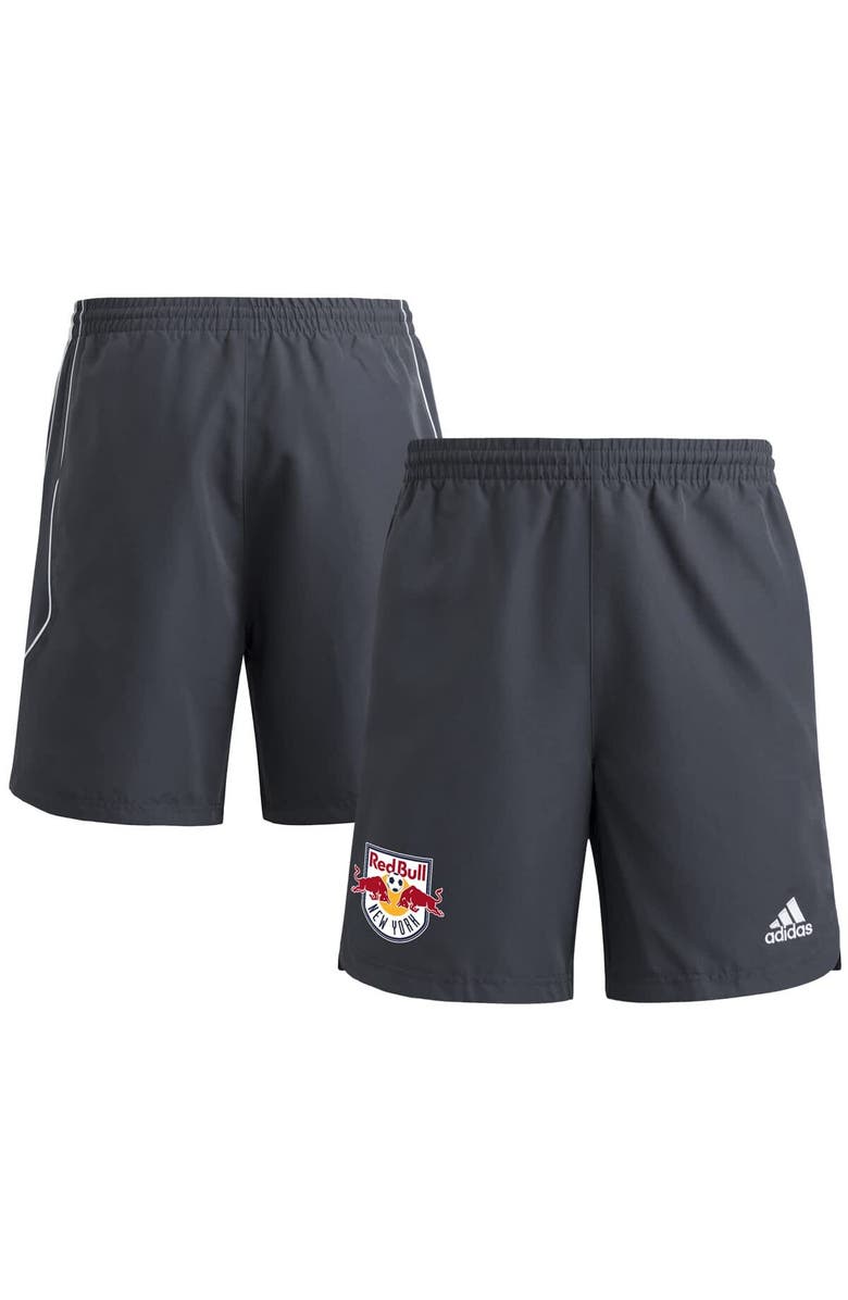 adidas Men's adidas Gray New York Red Bulls 2025 Travel Shorts, Main, color,