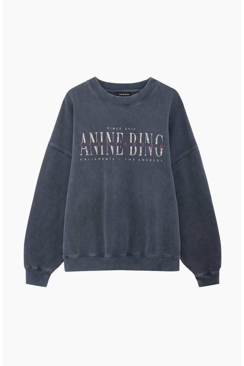 Miles Sweatshirt Sport Club, Alternate, color, Washed Black
