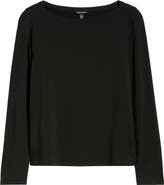 Eileen Fisher Bateau Neck Top