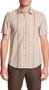 PAISLEY & GRAY Sawyer Short Sleeve Linen Blend Button-Up Shirt