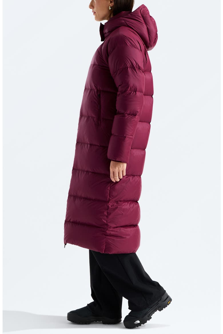 Hydrenalite™ Water Repellent 600 Fill Power Down Hooded Parka, Alternate, color, BURGUNDY CRUSH