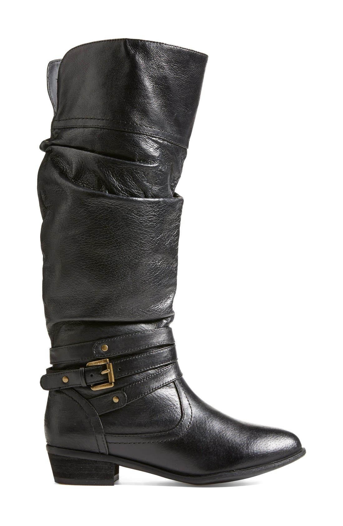 'Casstro' Boot, Alternate, color, BLACK