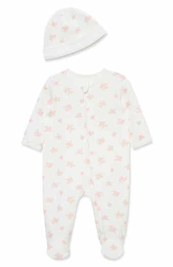 Quilted Footie & Hat Set