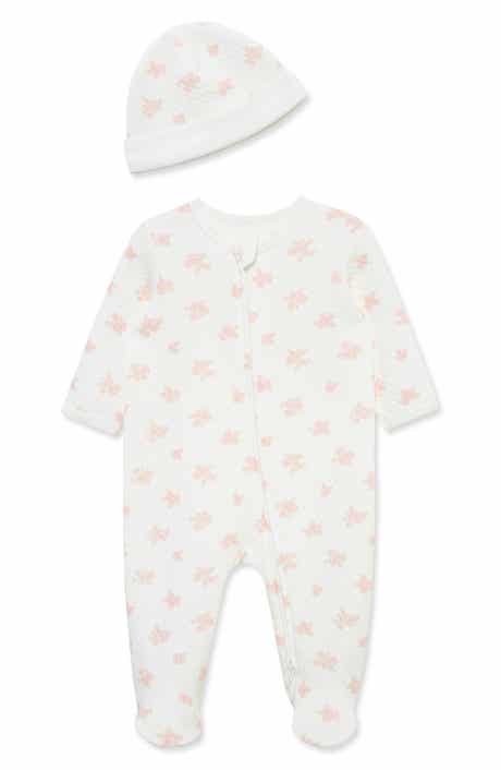 Quilted Footie & Hat Set