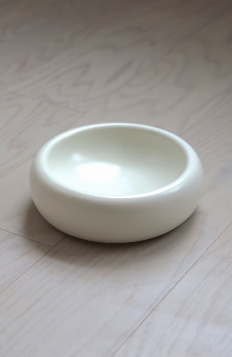 Catenary Halo Cat Bowl, Alternate, color, White