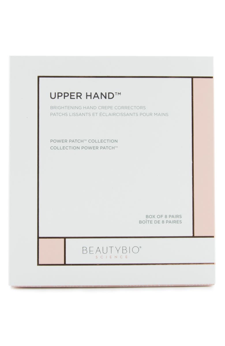 BeautyBio Beauty Bioscience<sup>®</sup> Upper Hand Brightening Hand Crepe Corrector Patches, Alternate, color,