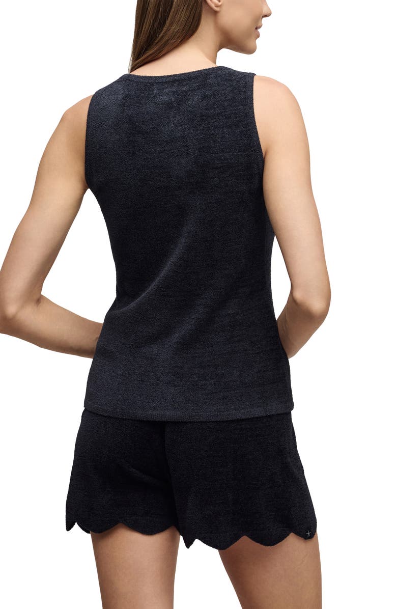 Barefoot Dreams<sup>®</sup> CozyChic<sup>®</sup> Ultra Lite<sup>®</sup> Scallop Tank, Alternate, color, Black