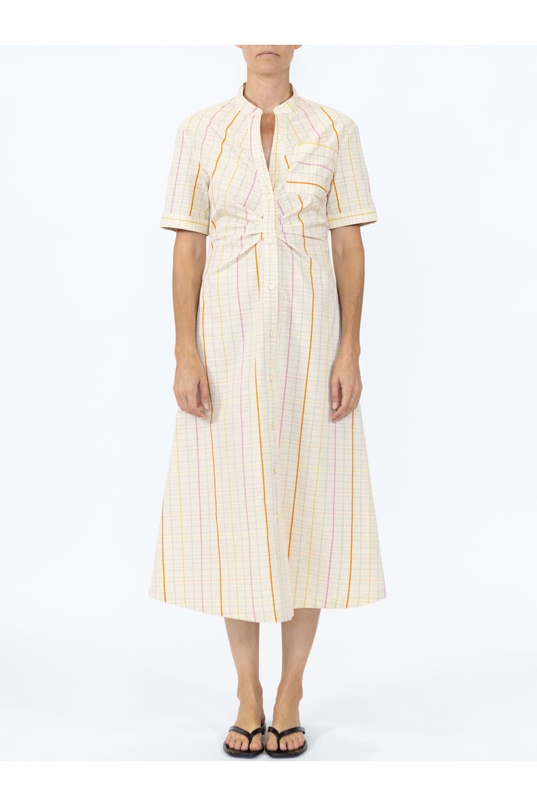 Noor Short sleeve shirtdress Ricci, Alternate, color, Nat/Pink/Yellow