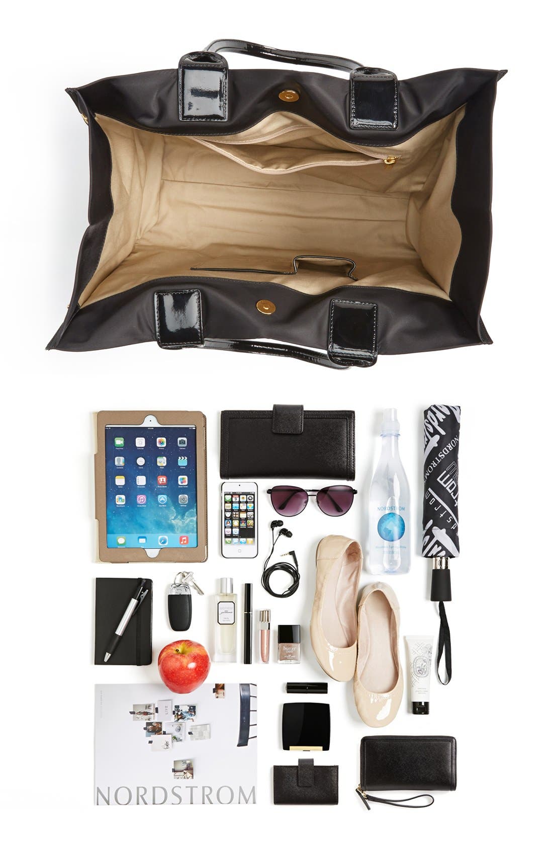 Tory Burch 'Ella' Nylon Tote, Alternate, color, 