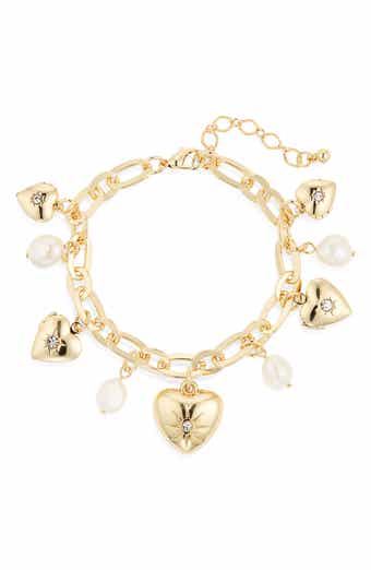 Cara Heart Charm Bracelet