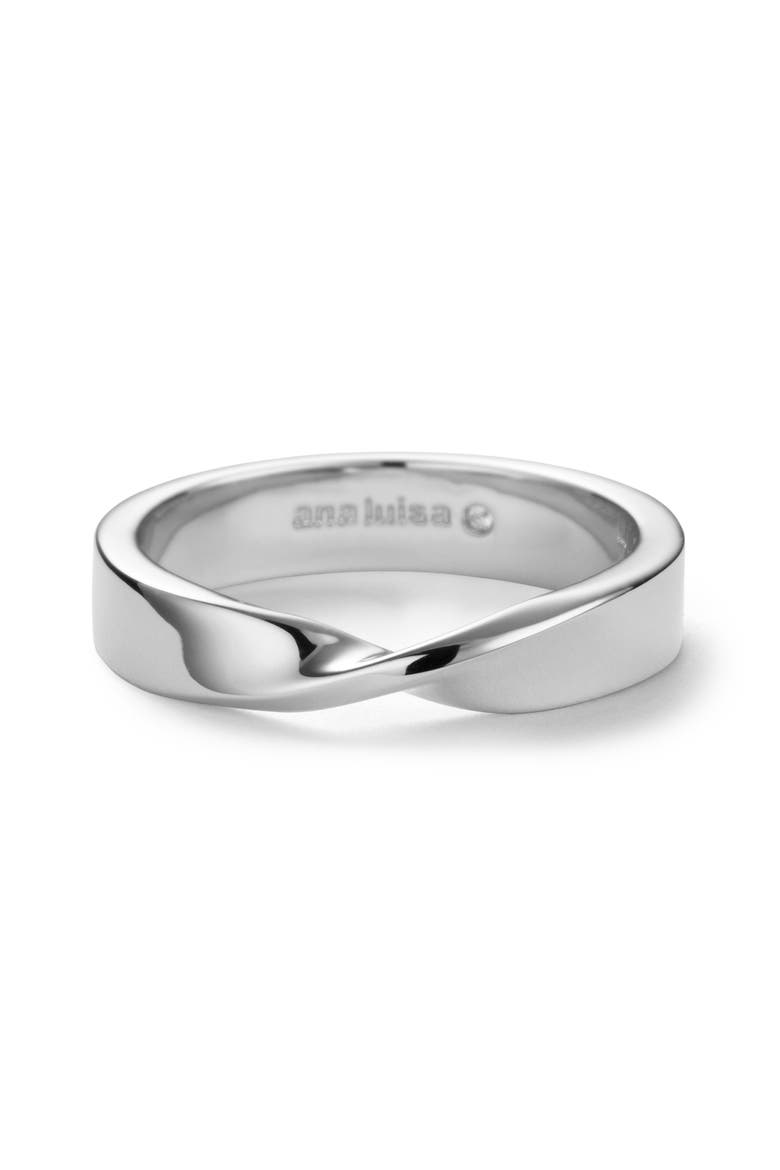 Band Ring - Eliora Silver, Main, color, Silver