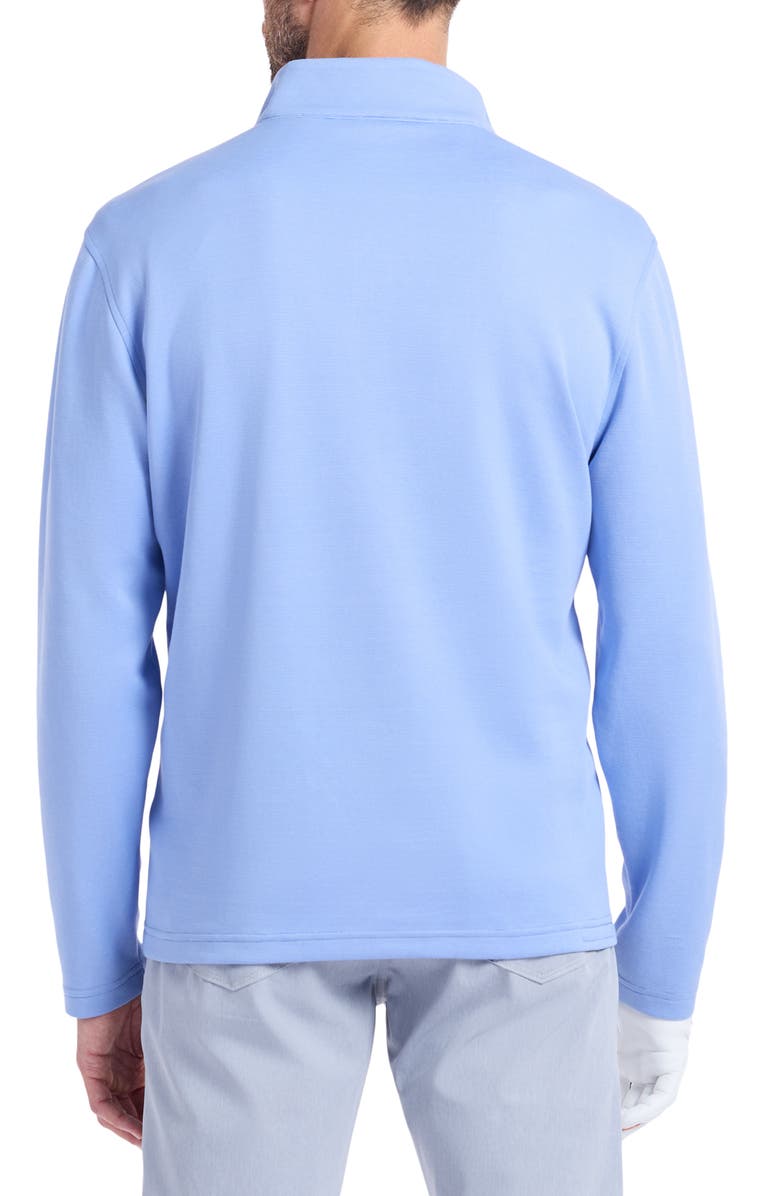 Robert Graham Troland Quarter Zip Pullover, Alternate, color, Cornflower Blue