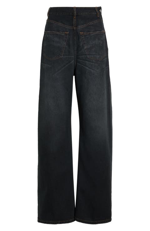 Wide Leg High Waist Jeans