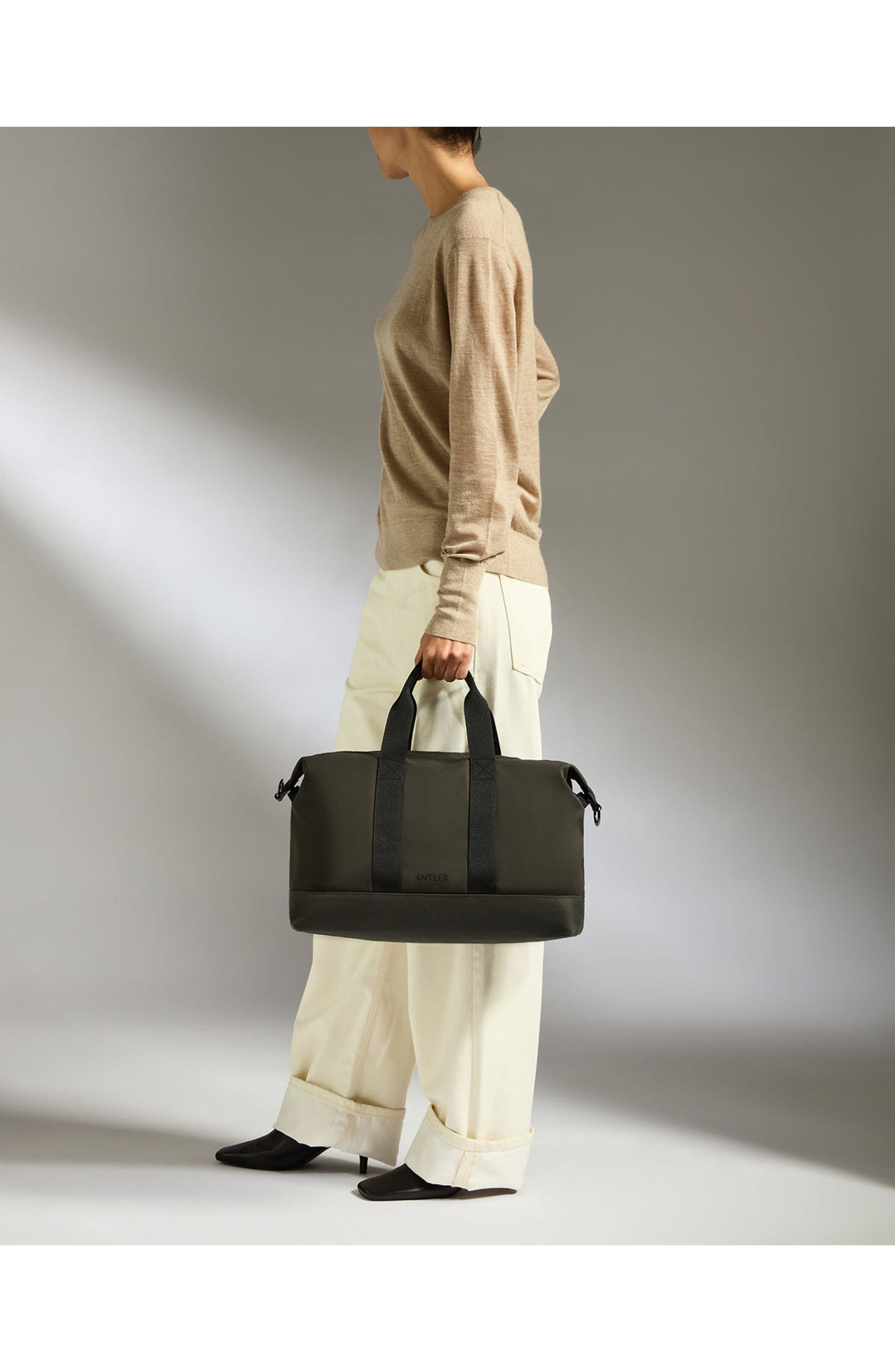 Icon Overnight Bag, Alternate, color, Dark Khaki Green