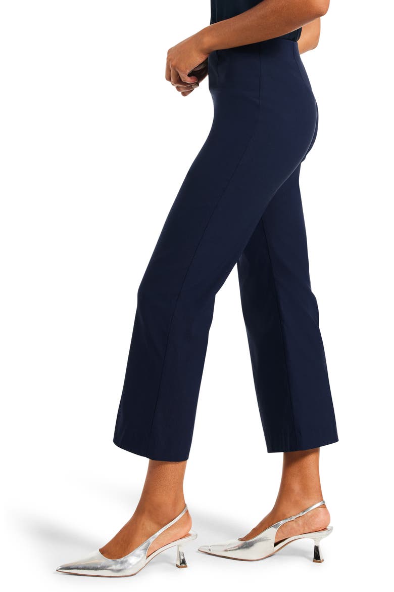 Wonderstretch Wide Leg Pull-On Pants, Alternate, color, DARK INDIGO