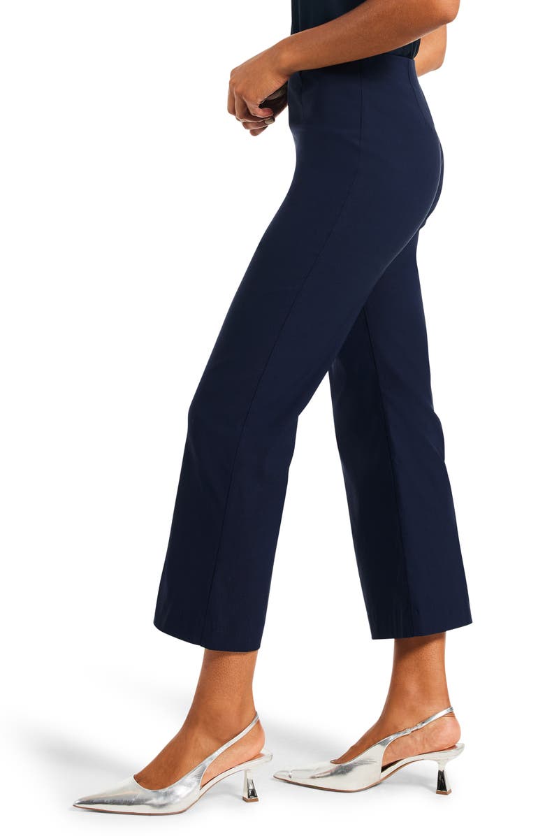 NIC+ZOE Wonderstretch Wide Leg Pull-On Pants, Alternate, color, Dark Indigo