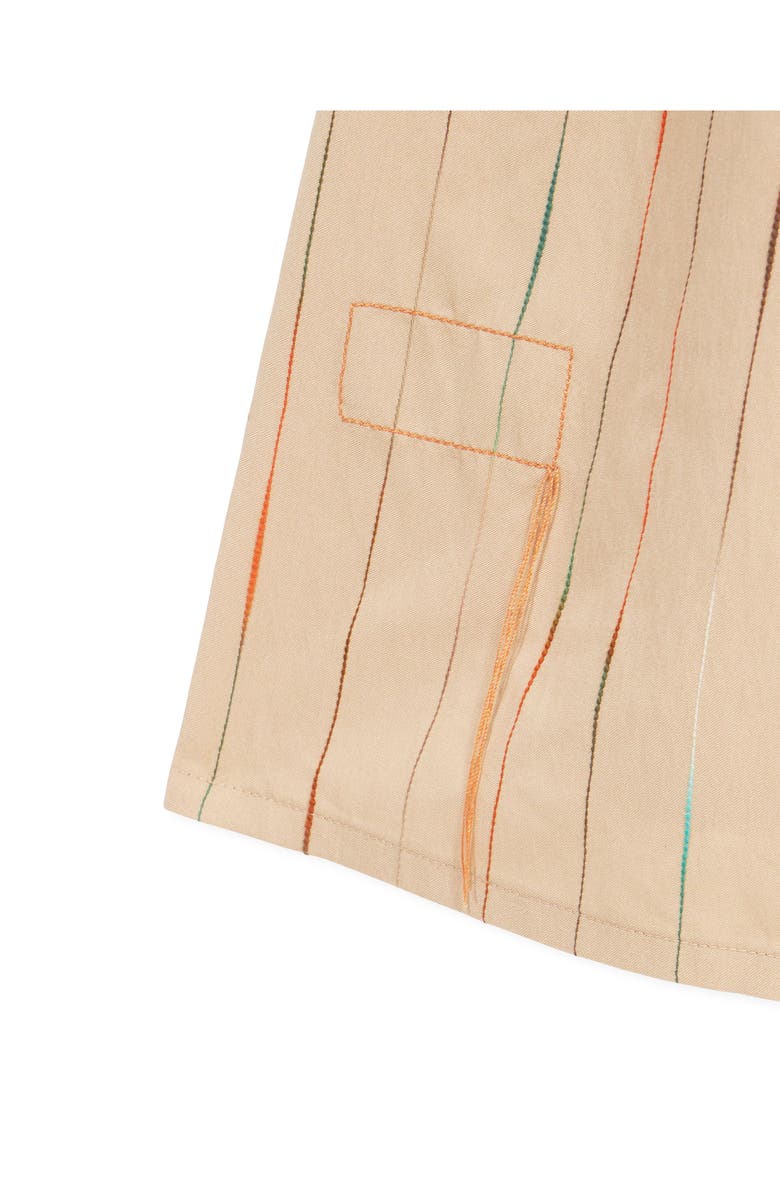 Fortela WVera Striped Caftan Dress, Alternate, color, Ecru