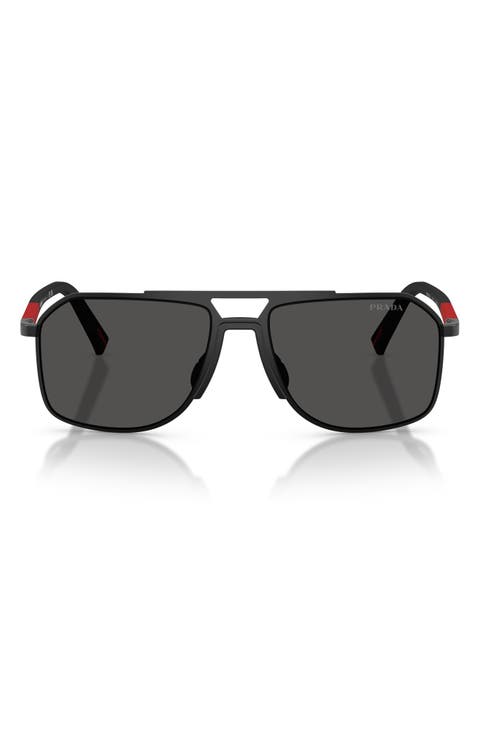 56mm Pilot Sunglasses