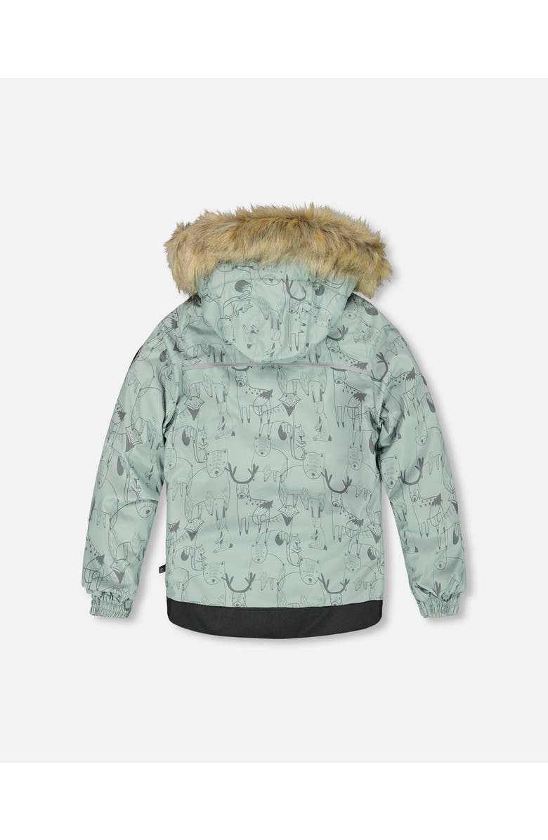 Deux par Deux Boy Two-Piece Discover Snowsuit, Alternate, color, Dark Gray