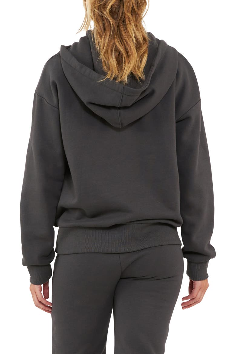 Nicky Maternity/Nursing Quarter Zip Hoodie, Alternate, color, SLATE