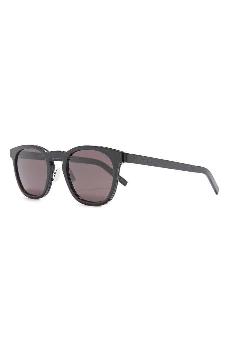 Saint Laurent 49mm Square Sunglasses, Alternate, color,
