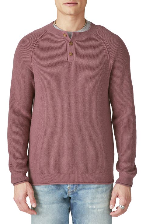 Cloud Soft Henley Sweater