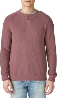 Lucky Brand Cloud Soft Henley Sweater