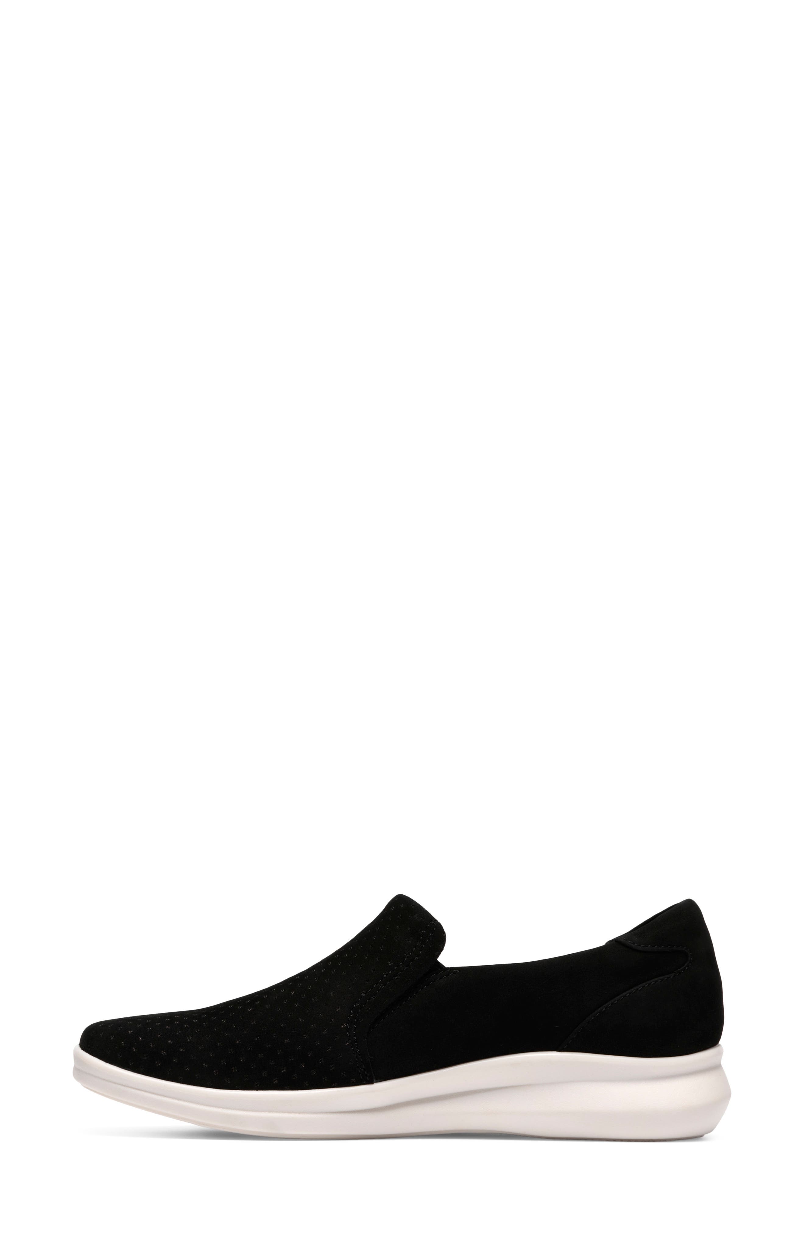 Clarks<sup>®</sup> Lynell Sky Sneaker, Alternate, color, Black Nubuck