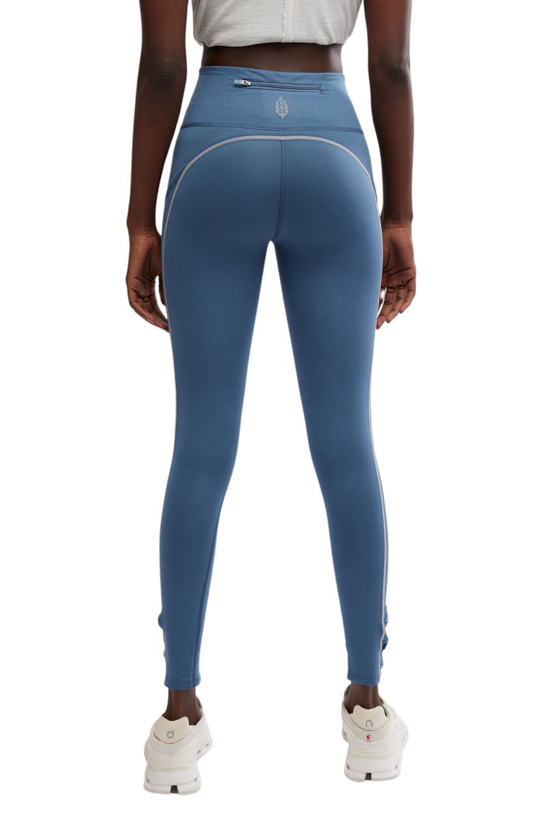 Free People FP Movement You're a Peach Pocket Leggings, Alternate, color, Skyline