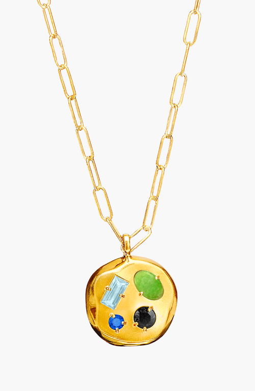Birthdate Co. The March Birthdate Pendant In March 1st - Gold