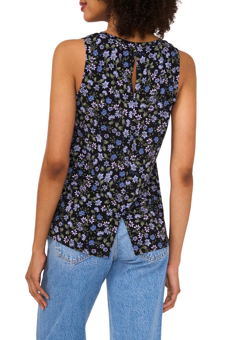 Floral Keyhole Tank, Alternate, color, FROZEN