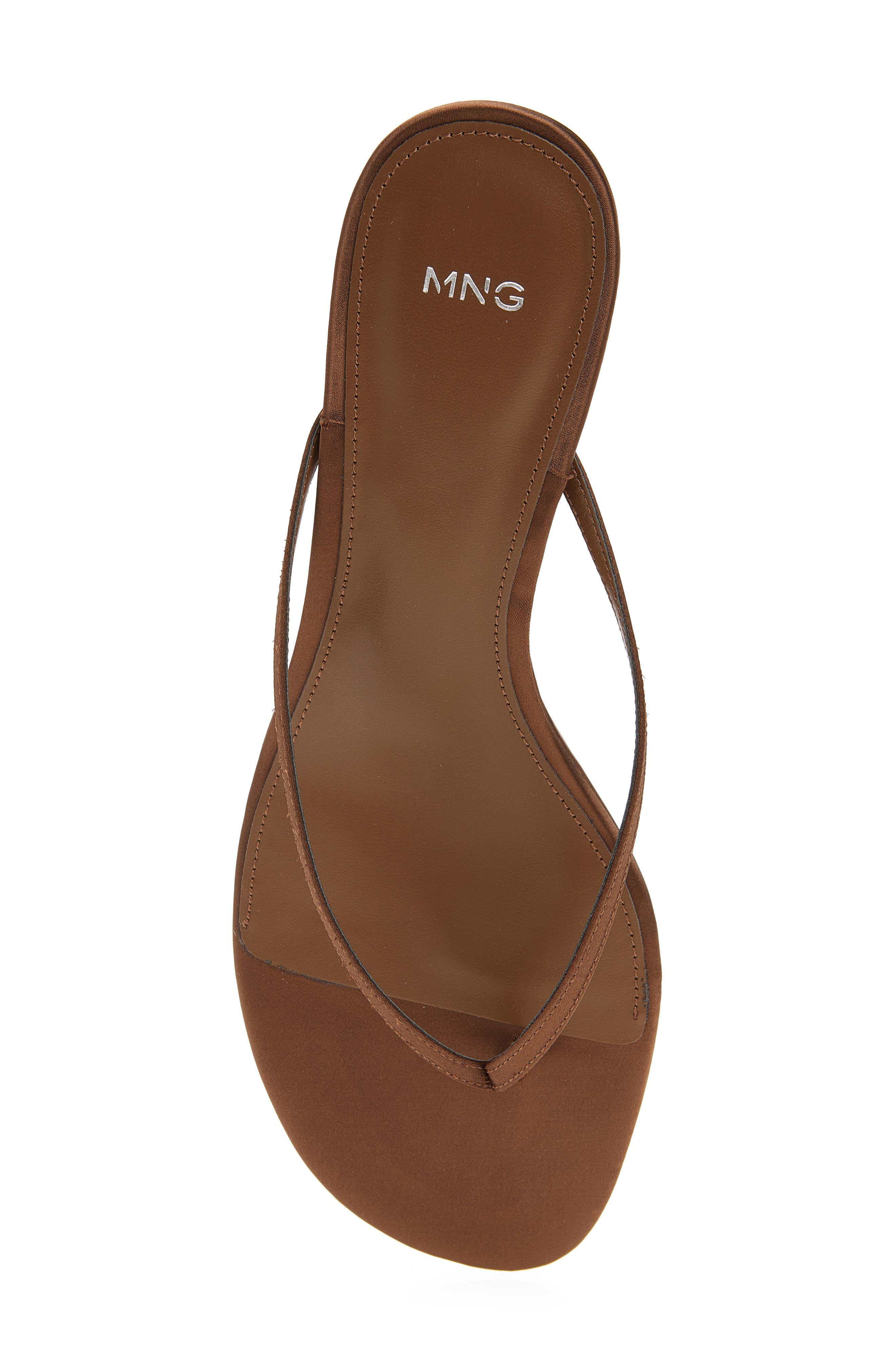 MANGO Bombay Wedge Sandal, Alternate, color, Chocolate