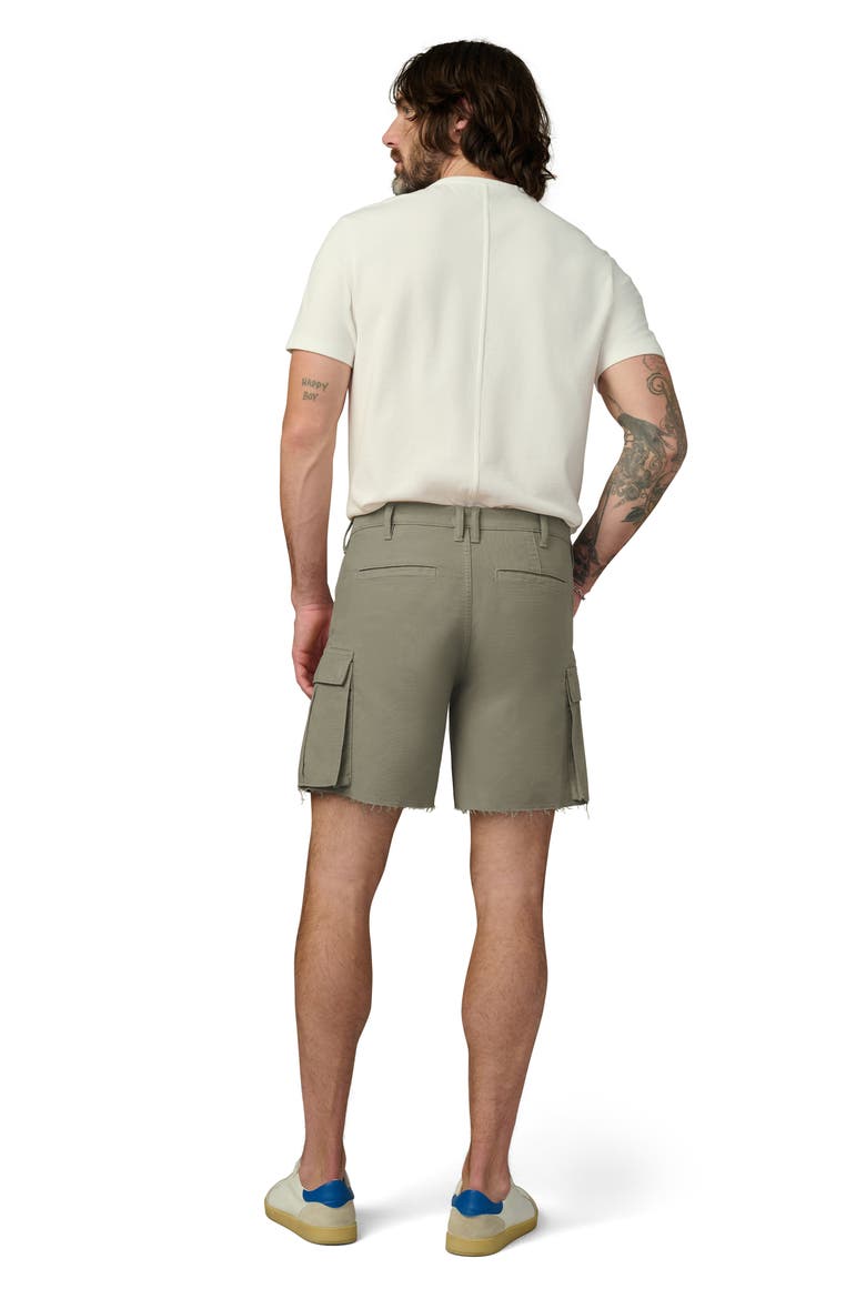 McArthur Raw Hem Cargo Shorts, Alternate, color, SEAGRASS