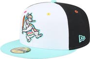 New Era Men's New Era White Hickory Crawdads Copa de la Diversión 59FIFTY Fitted Hat