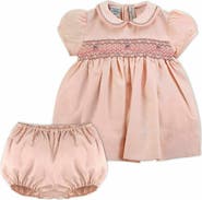 Carriage Boutique Girl Elegant Taffeta Short Sleeve Dress - Baby