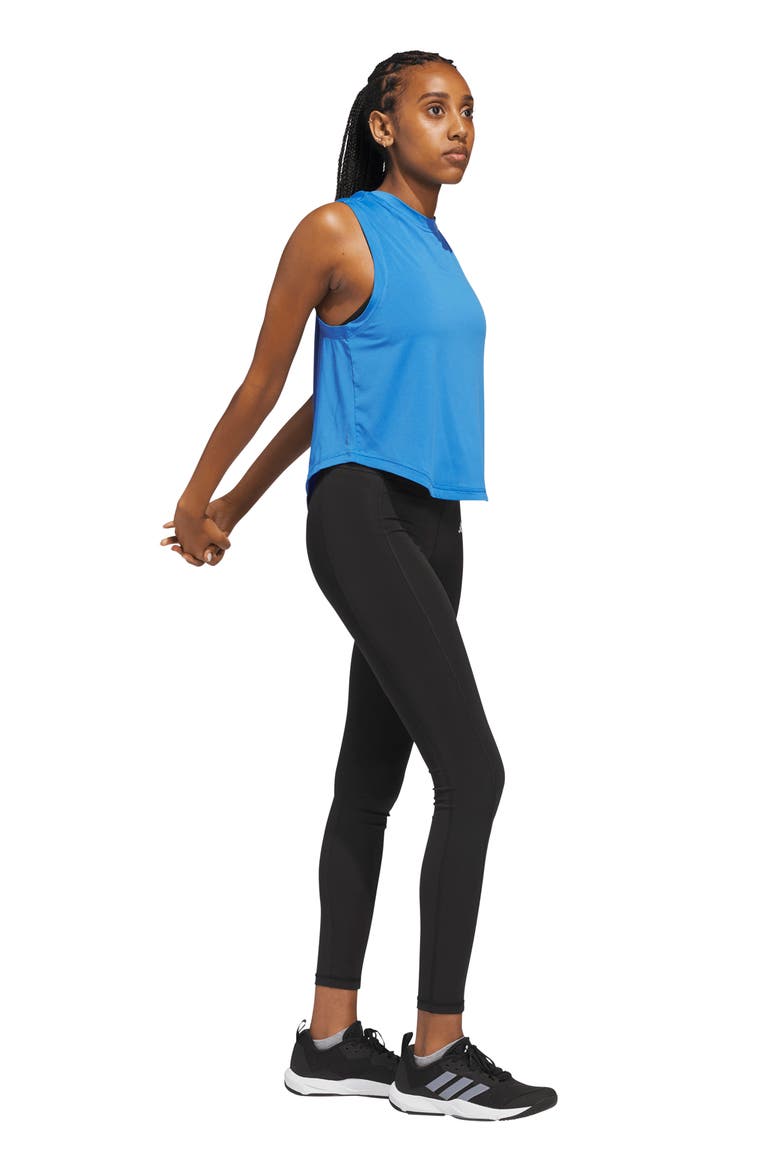 D4T Everyday Performance Tank, Alternate, color, RAY BLUE/