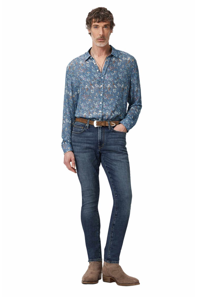 Bucks Button-Up Shirt, Alternate, color, STEEL BLUE