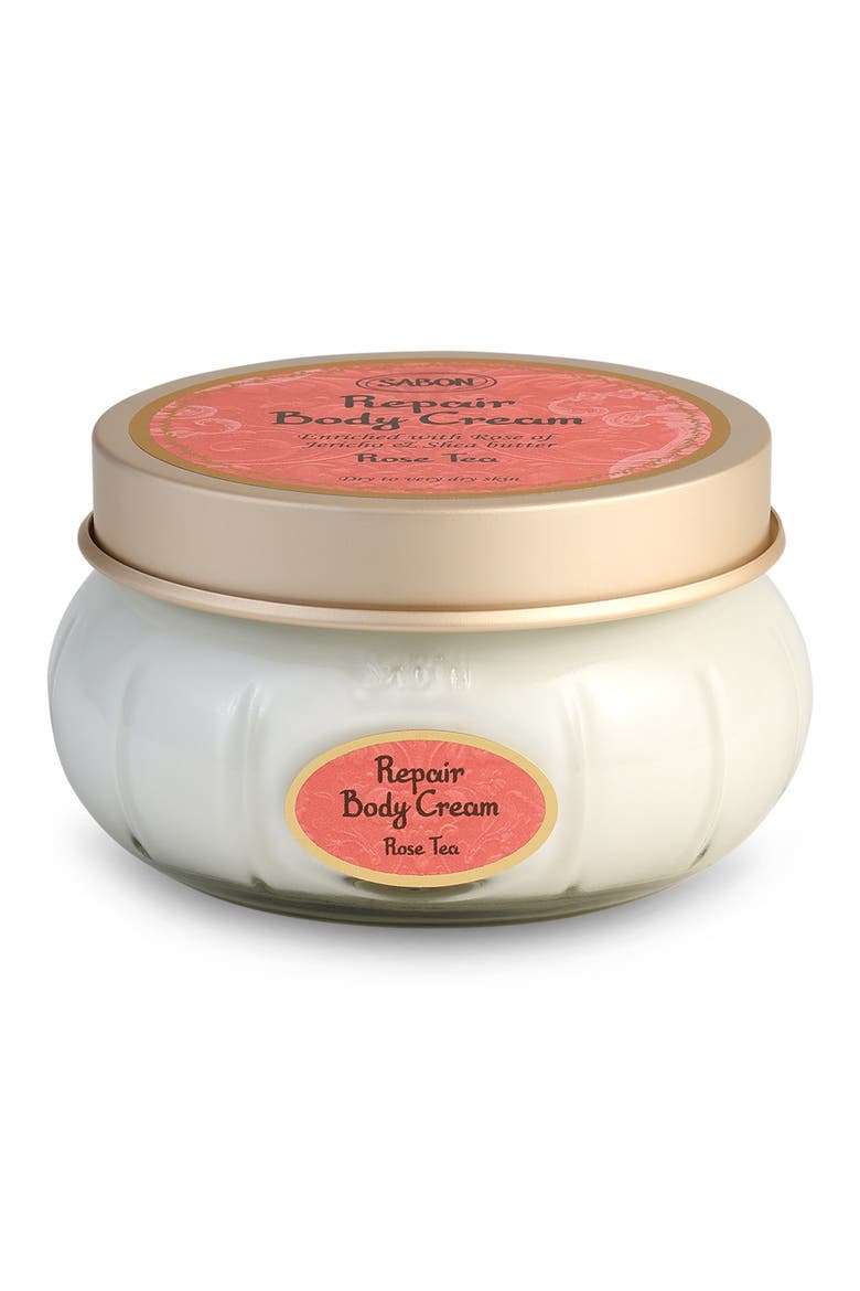 Body Cream Repair Jar - 200ml, Main, color, Rose Tea