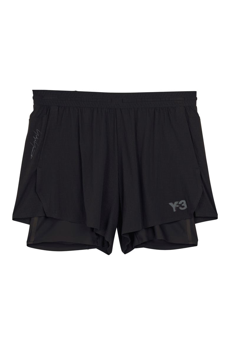2-in-1 Running Shorts, Alternate, color, BLACK