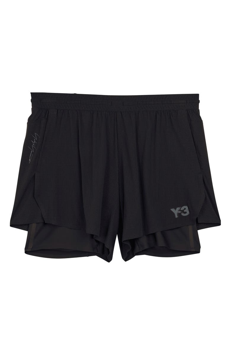 Y-3 2-in-1 Running Shorts, Alternate, color, 