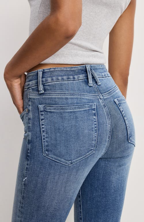 Good American Good Legs High Waist Flare Jeans In Blue