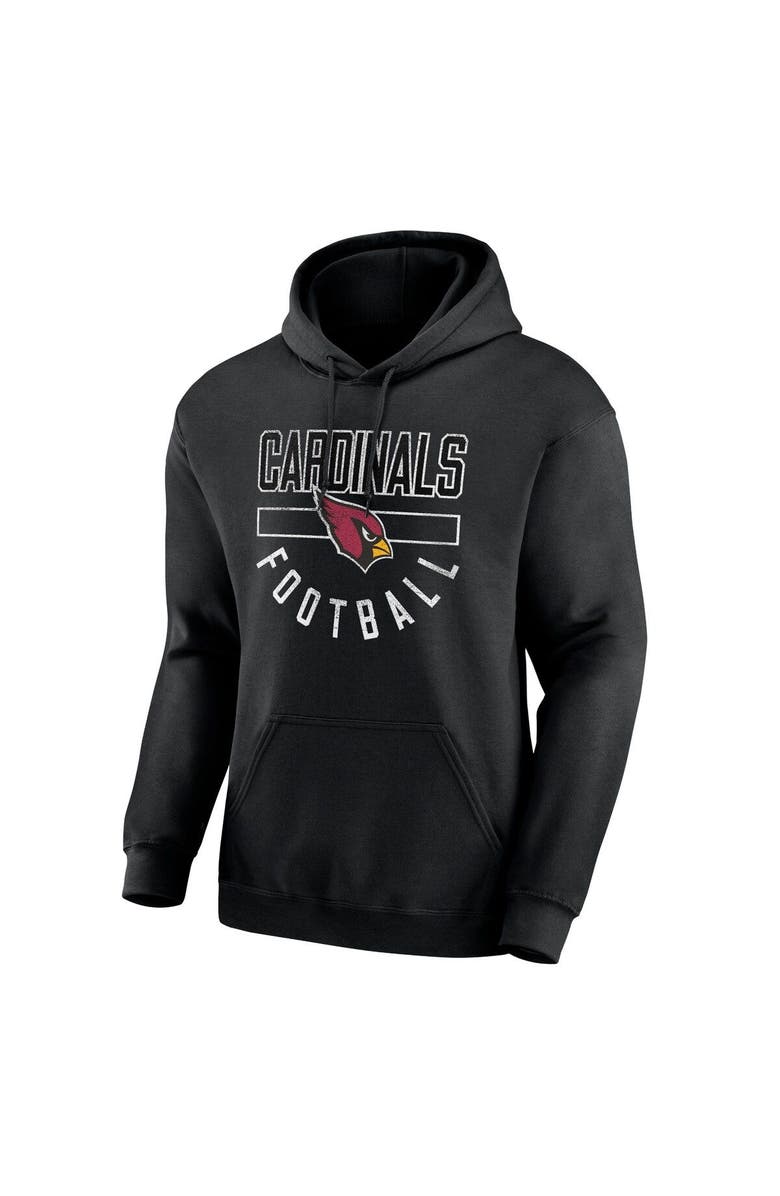 FANATICS Men's Fanatics Branded Black Arizona Cardinals Bubble Screen Pullover Hoodie, Alternate, color,