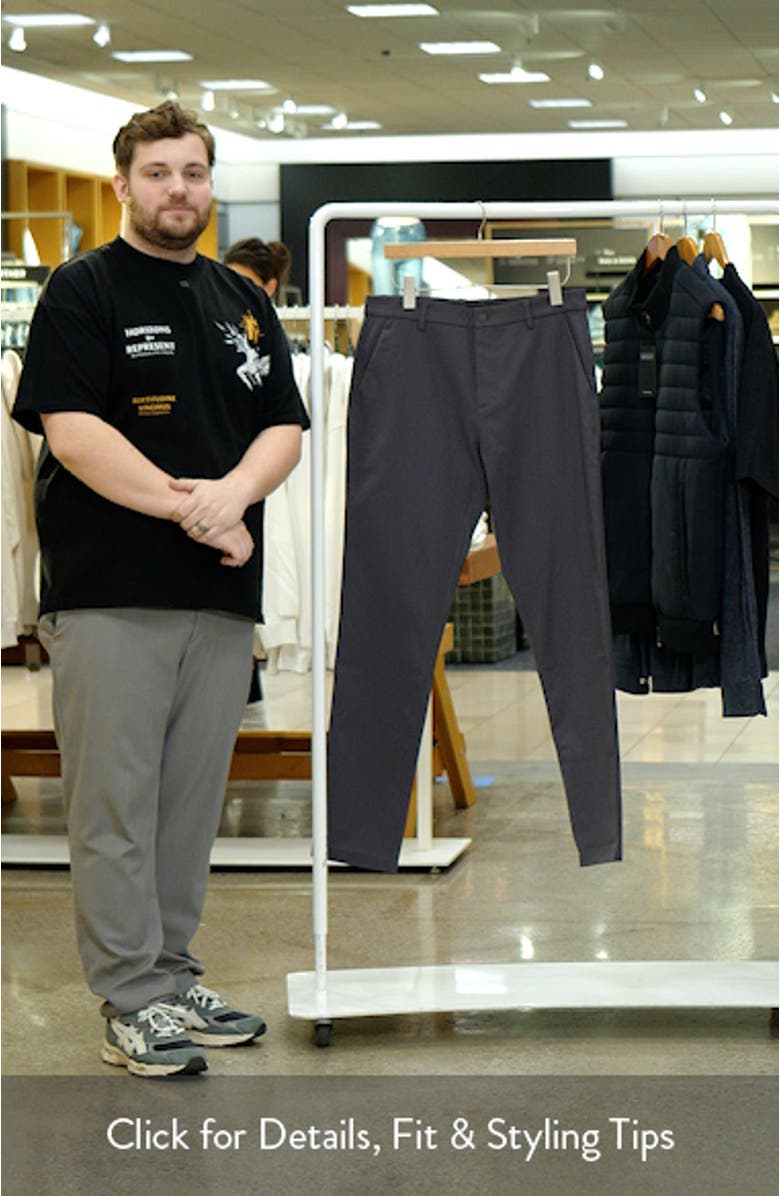 Gotham Slim Fit Water Repellent Pants, sales video thumbnail