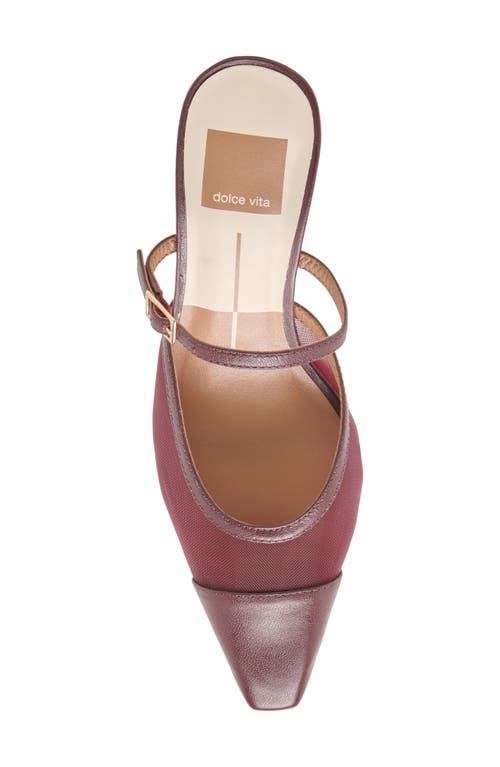 Dolce Vita Loyd Pointed Toe Pump In Burgundy